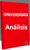 Universidad. Análisis matemático